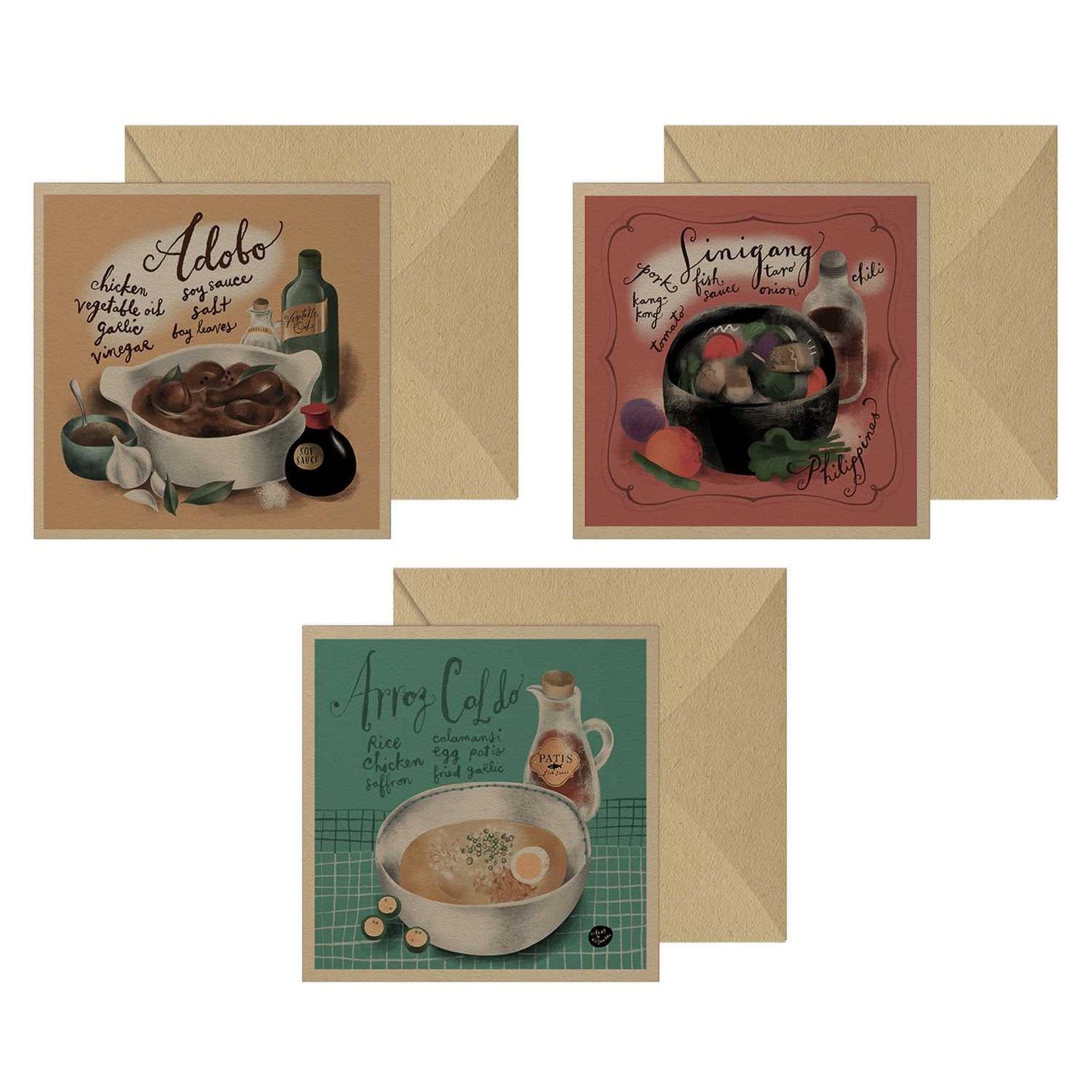 Philippine Dishes Notecards