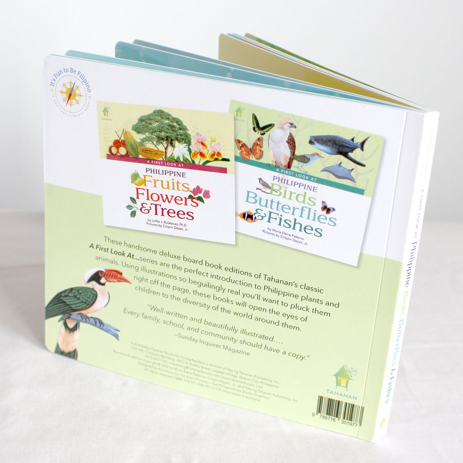 A First Look at Philippine BIRDS, BUTTERFLIES, & FISHES (Board Book Edition)