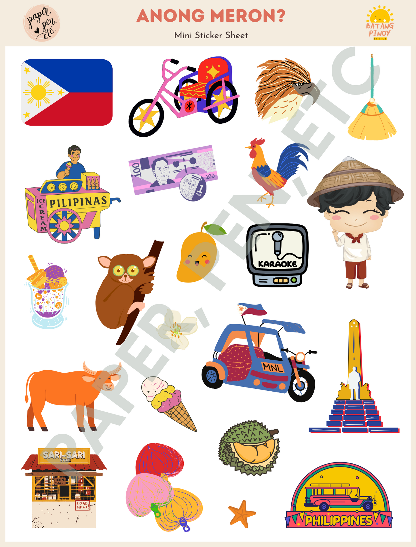 Batang Pinoy Series Stickers